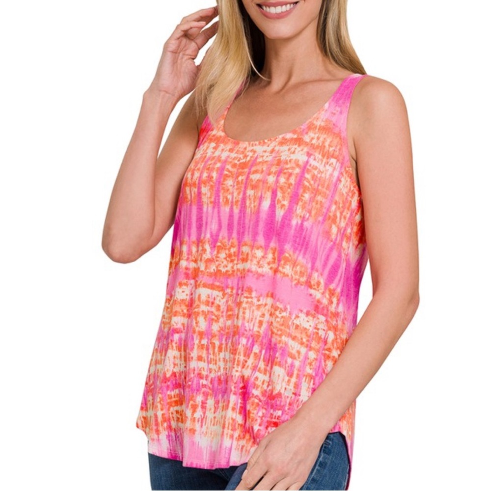 Zenana Tie Dye Tank Top